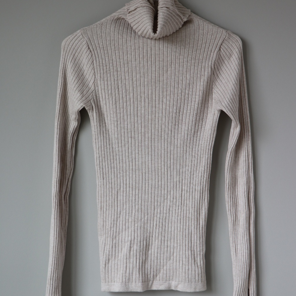 Cream Turtleneck